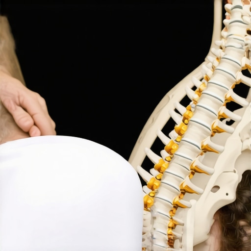 Chiropractor performing a spinal adjustment on a patient for faster healing