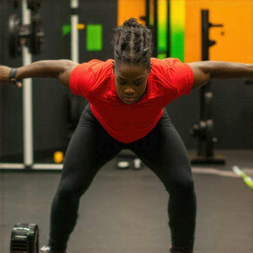 Core Exercise for Back Stability Athletes doing plank and bridge exercises in gym for improving back strength and stability.