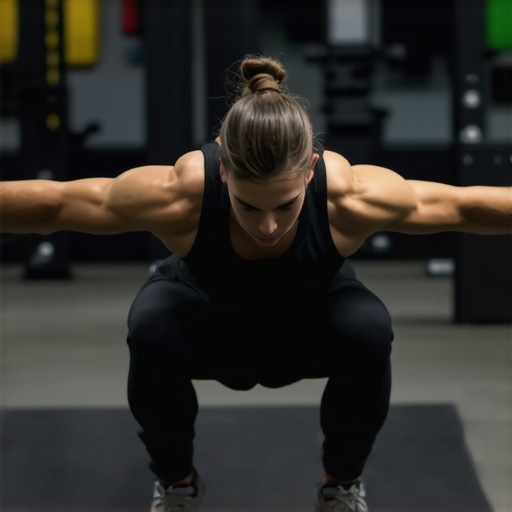 Individual doing a plank to strengthen core muscles for back health.