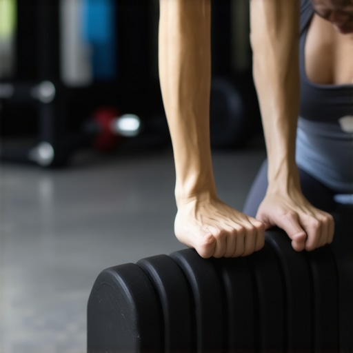 Person rolling glutes with a foam roller to improve lower back health.