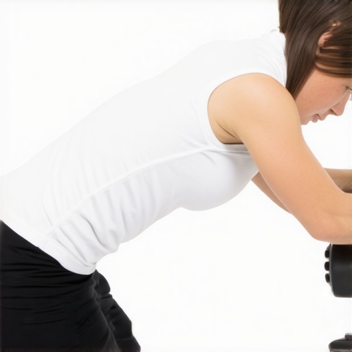 Using a foam roller for back fascia release