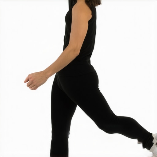 Person doing nerve gliding stretches to alleviate calf tightness