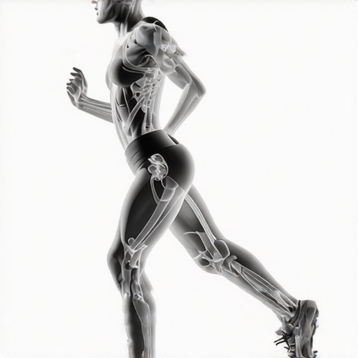 Proper Running Technique An illustration showing correct running form to prevent shin splints.