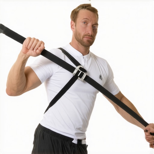 Shoulder stabilization exercises for pain relief Person doing shoulder stabilization exercises with resistance bands, focusing on scapular control.