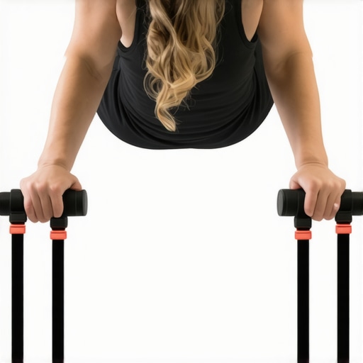 Effective tools for back pain and sports rehab Person demonstrating resistance band exercises with foam roller for shoulder stability.