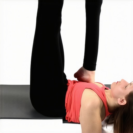 Demonstration of the 90/90 breathing drill to reset hip tension and improve spinal stability.