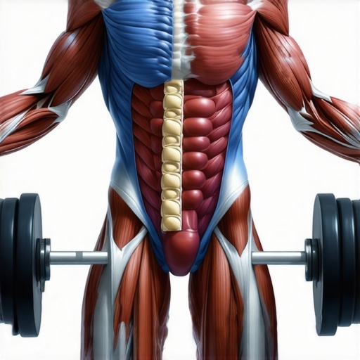 Anatomy of the Core Pressure Canister Illustration showing how the diaphragm and pelvic floor manage internal pressure during weightlifting.