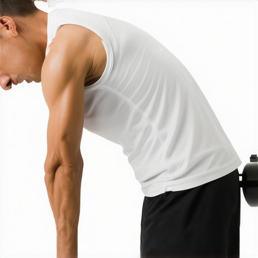 Common lower back foam rolling mistake A person improperly using a foam roller on their lumbar spine which can cause back pain.