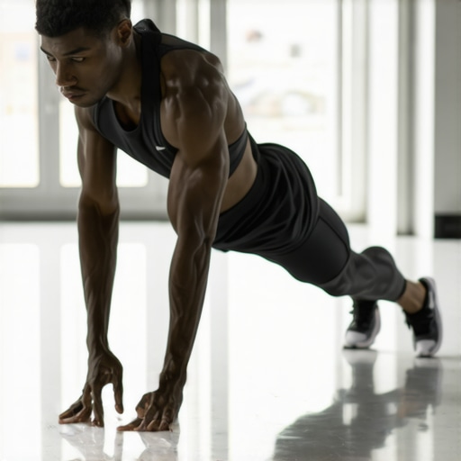 Copenhagen Adductor Exercise for Strength Athlete doing a Copenhagen plank to strengthen the adductor muscles and prevent groin injury