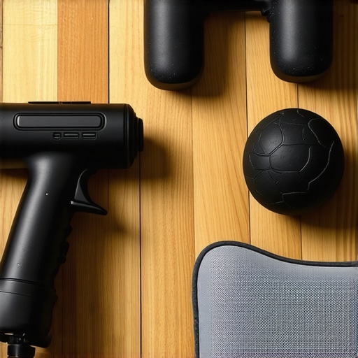 Professional massage gun and lumbar support tools for back pain recovery
