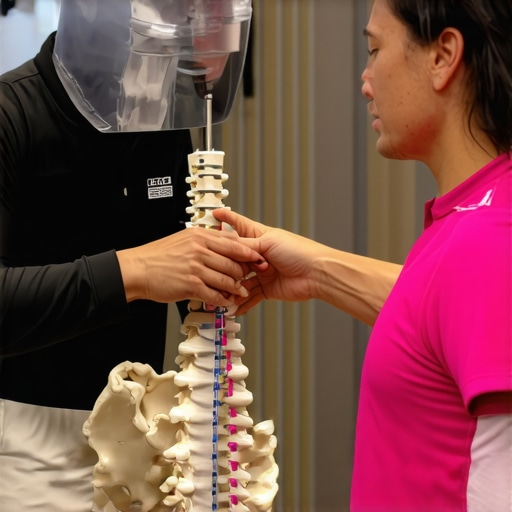 Explaining the Neurological Connection in Chiropractic Care Chiropractor explaining how spinal health affects glute activation and sports performance.