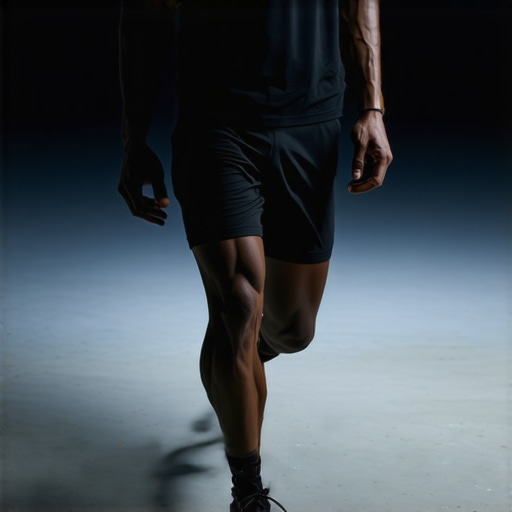 Athlete doing glute activation exercises to prevent injury.