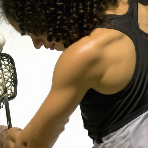 Lacrosse Ball Self-Massage Technique Person using a lacrosse ball against a wall for mid-back relief