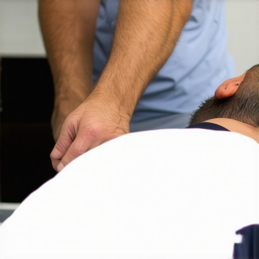 Neurological Spinal Adjustment Professional chiropractor performing a targeted spinal adjustment to reset the nervous system.
