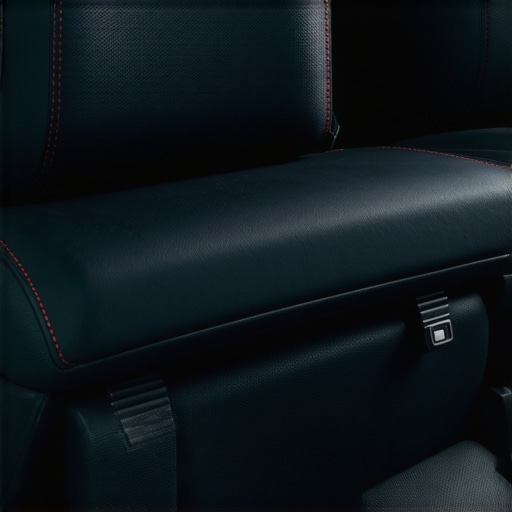 Optimized Lumbar Support for Driving A firm lumbar roll positioned in a car seat to maintain neutral spinal alignment.