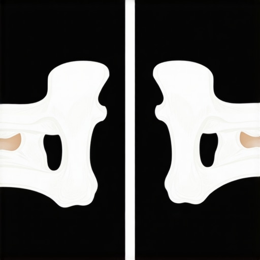 Pelvic Alignment and Groin Tension Comparison Diagram showing how pelvic tilt creates artificial tension on the adductor muscles