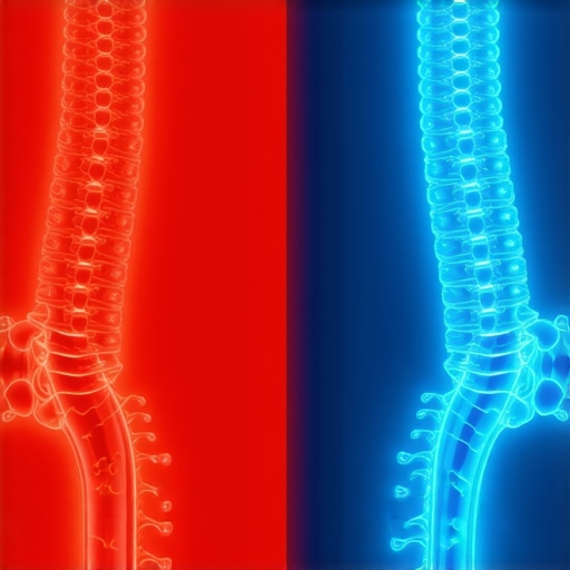 Diagram showing the relationship between spinal stability and nervous system heart rate response.