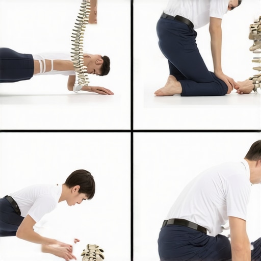 Self-Adjustment vs Professional Chiropractic Care Diagram comparing the risks of self-cracking the back versus professional chiropractic adjustments