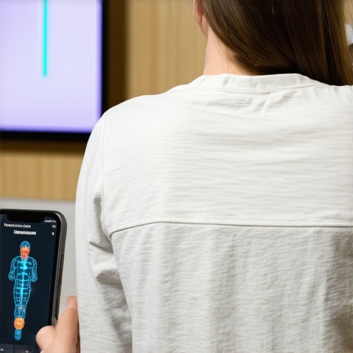 Wearable posture sensor and smartphone app for back health monitoring.