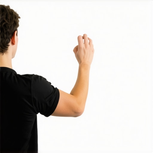 Thoracic Mobility Lacrosse Ball Drill Person performing thoracic mobility exercises with a lacrosse ball for back pain prevention.